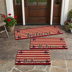 Stars and Stripes Coir Welcome Mat