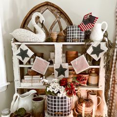 Stars and Stripes Fabric Bunting Banner