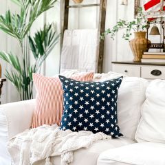 Stars and Stripes Pillow Cover Set of 2