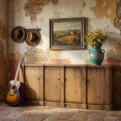 Stately Pine 4 Door Sideboard
