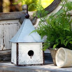 Steepled Metal Birdhouse