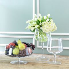Stemmed Glass Display Bowl
