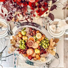 Stoneware Artichoke Serving Platter