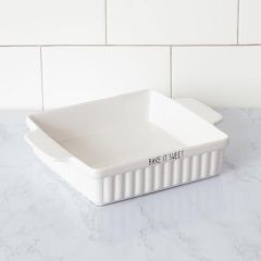 Stoneware Brownie Pan