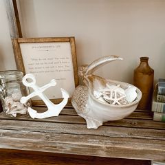 Stoneware Coastal Pelican Planter
