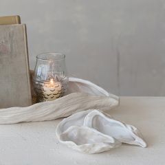 Stoneware Oyster Shell Dish Set of 3