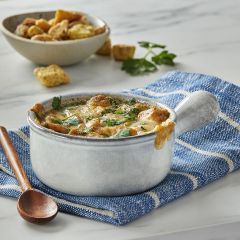 Stoneware Soup Crock With Handle