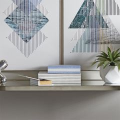 Striped Canvas Faux Book Box Set of 3