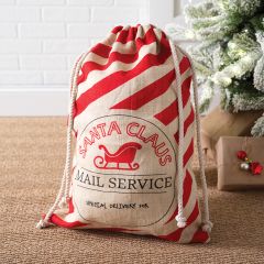 Striped Christmas Toy Sack