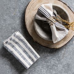 Striped Cotton Cloth Napkins Set of 4