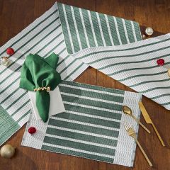 Striped Evergreen Placemat