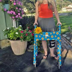 Stylish Fabric Walker Covers For Her