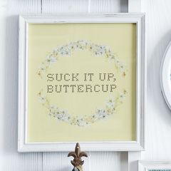 Suck It Up Buttercup Framed Wall Sign