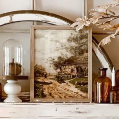 Sunday at the Cabin Print