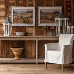 Sunset Field Grazing Sheep Framed Print Set of 2