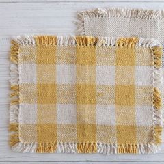 Sunshine Buffalo Check Placemat Set of 2