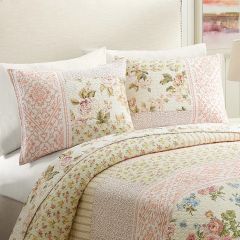 Sweet Blooms Cottage Pillow Sham Standard Set of 2