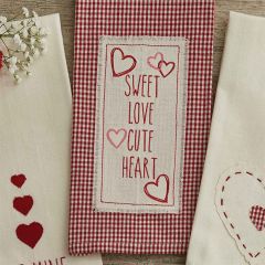 Sweet Love Valentine Dish Towel