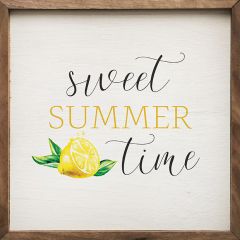 Sweet Summer Time Framed Sign