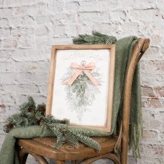 Sweet Winter Greetings Framed Wall Art
