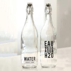 Swing Top Glass Water Bottle One of Each