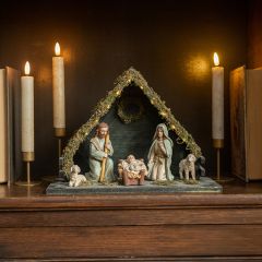 Tabletop Lighted Nativity Scene
