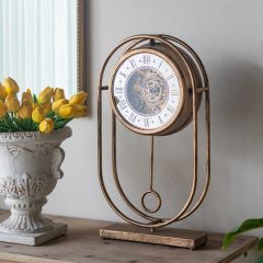Tabletop Oval Gear Clock