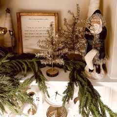 Tabletop Tinsel Tree Set of 2