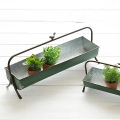 Tabletop Trough Planter Set of 2
