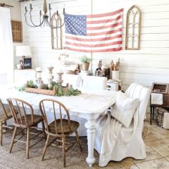 Tall Arched Wooden Window Frame