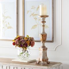Tall Old World Candle Holder