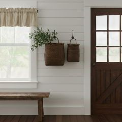 Tall Rattan Door Basket Set of 2