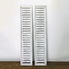 Tall Slender Wall Shutter Set of 2
