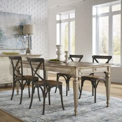 Taper Leg Cottage Farmhouse Dining Table