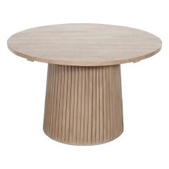 Tapered Pillar Base Dining Table | SHIPS FREE
