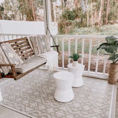 Tatreez Inspired Vinyl Mat Rug