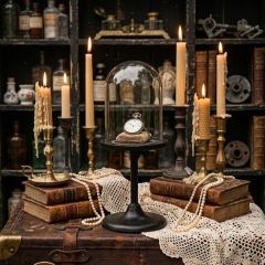 Telescoping Base with Cloche Dome