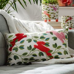 Textured Bunny Rectangle Throw Pillow