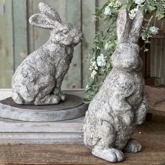 Textured Bunny Statue
