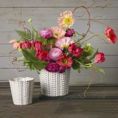 Textured Ceramic Planter Pot One of Each