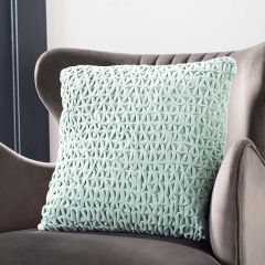 Textured Chic Mint Accent Pillow, 18x18