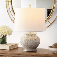 Textured Contemporary Table Lamp
