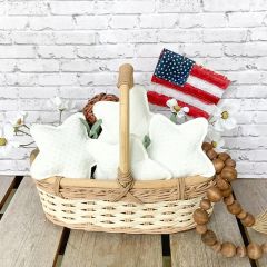 Textured Fabric Star Bowl Filler Set of 5