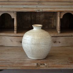 Textured Luna Vase 9.5 Inch