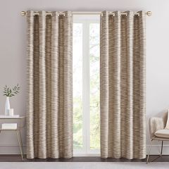 Textured Ombre Grommet Top Curtain Panel