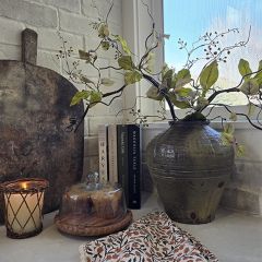 Textured Rice Wine Decorative Jar