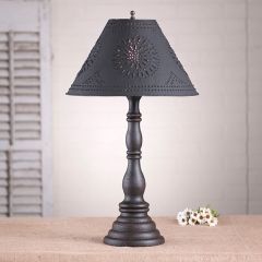 Textured Tin Shade Table Lamp
