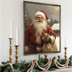The Santa Claus Vertical Wall Art