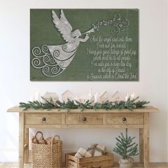 The Story Of Christmas Luke 2 Canvas Wall Art