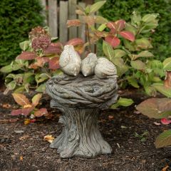 Three Birds Garden Nest Bird Bath